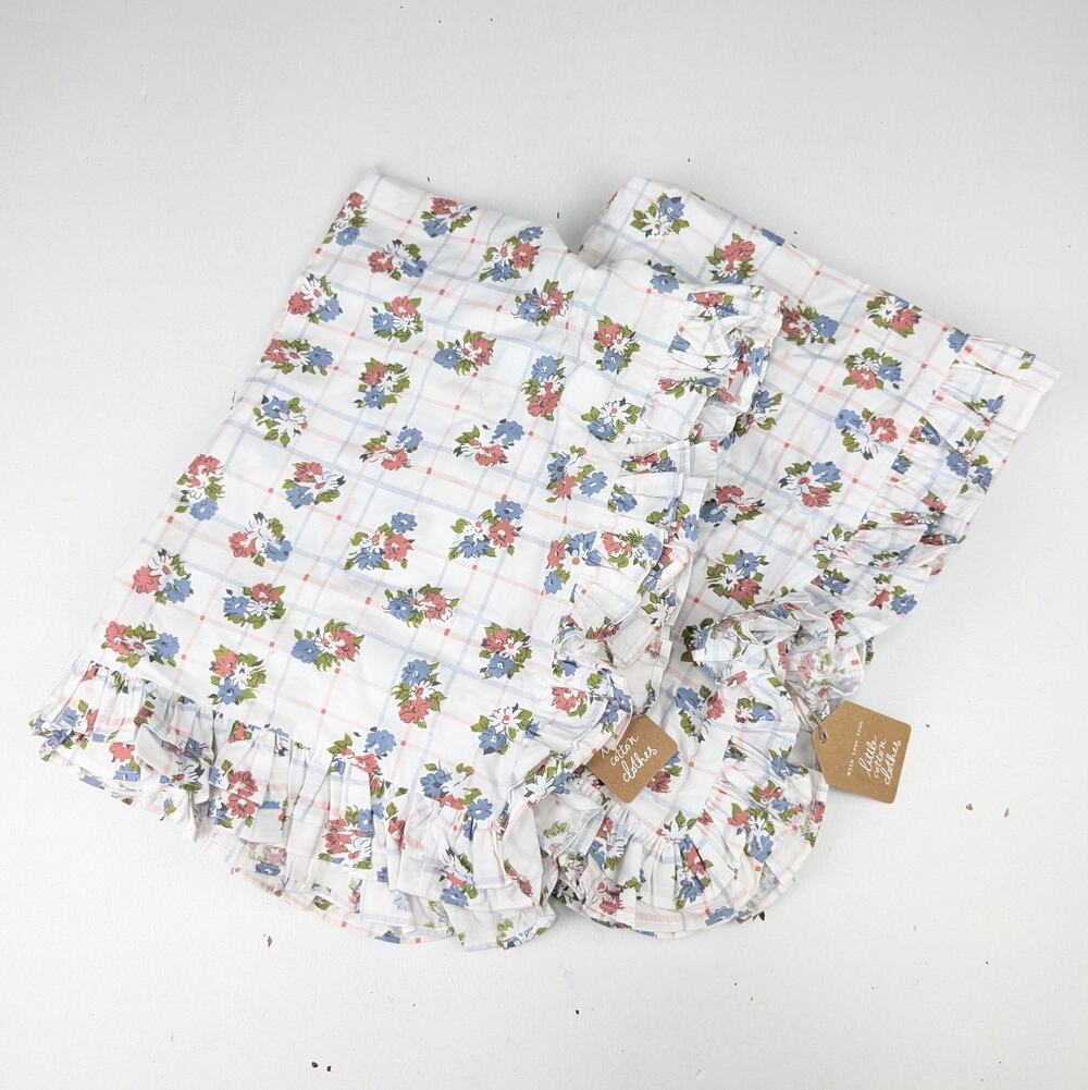 Little Cotton Clothes 2 Pc Standard Ruffle Pillowcase Set - Teatime